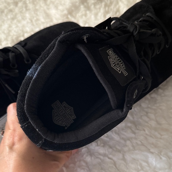 Harley-Davidson Black High-Top Sneakers - Picture 8 of 11